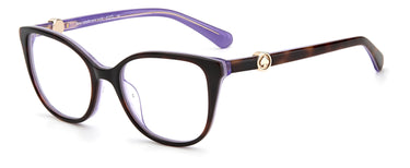 Premium Women Kate Spade Model Eyeglasses: Taya - Havana Violet(2)- SpecSMART Eye Clinic (Diagonal View)